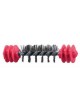 Bi-directional Stainless Steel Coil Brush