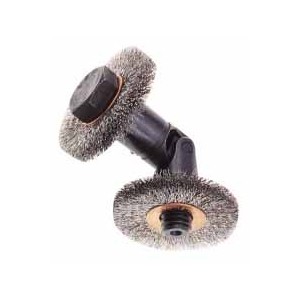 Curved Tube Cleaning Wheel Brush Assemblies